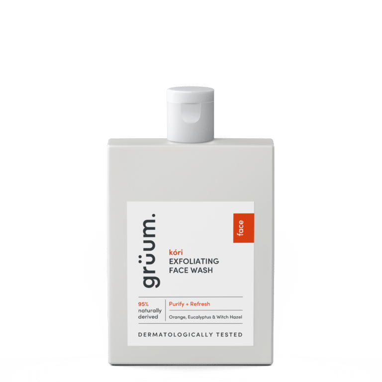 kori exfoliating face wash to purify and refresh