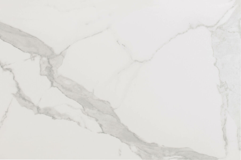 White marble texture with grey veins.