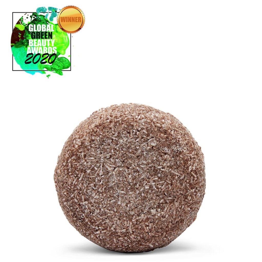 Revitalising cocoa butter shampoo bar Global Green Beauty Awards 2020