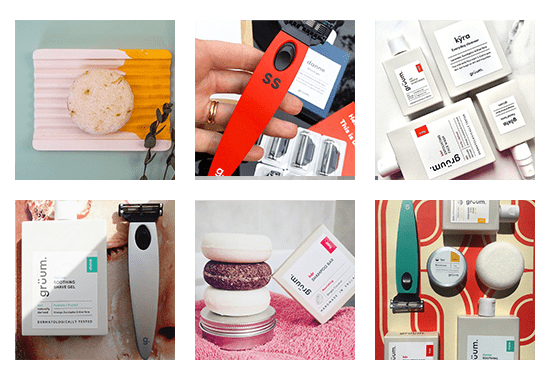 Instagram product images collage