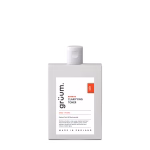 Clarifying toner bottle on black background.