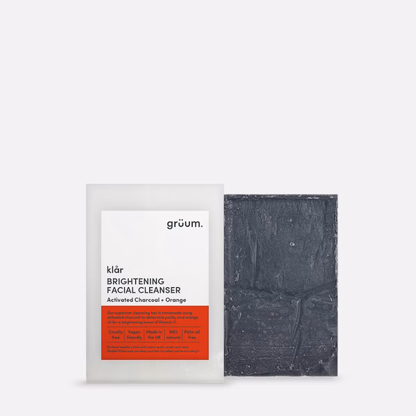 Facial cleanser and charcoal soap