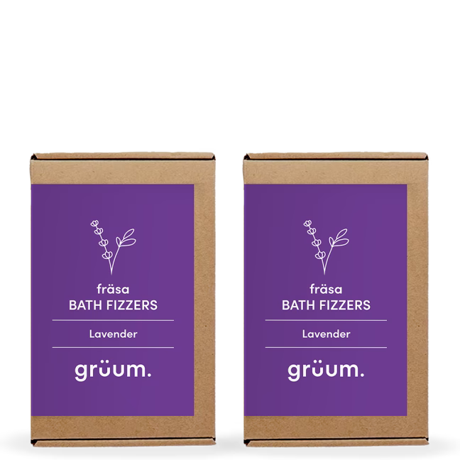 Two boxes of lavender bath fizzers