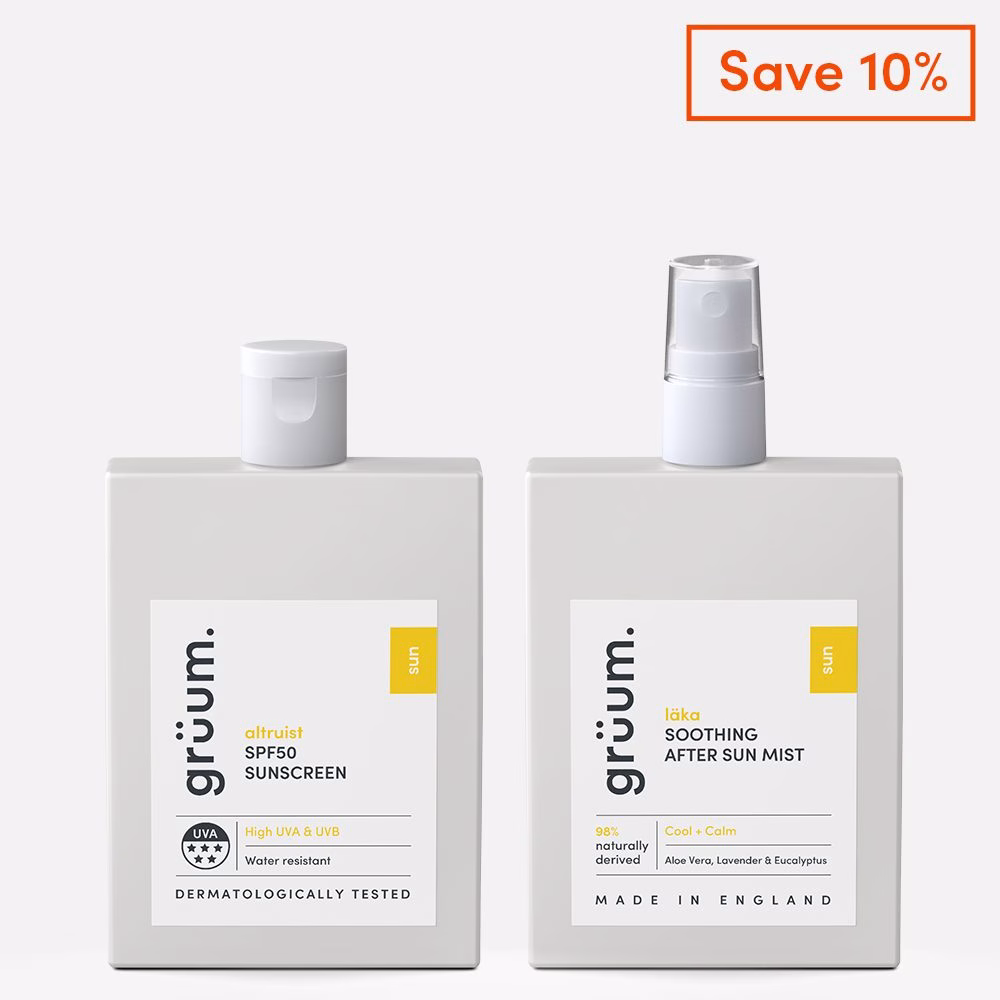Two sunscreen products with 10% discount.