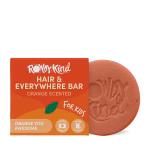 Orange scented hair bar for kids.