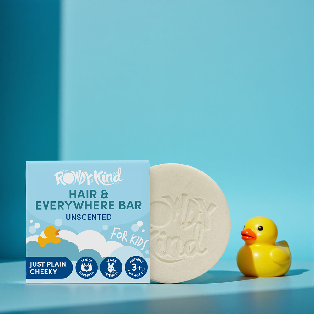 Kids soap bar and rubber duck