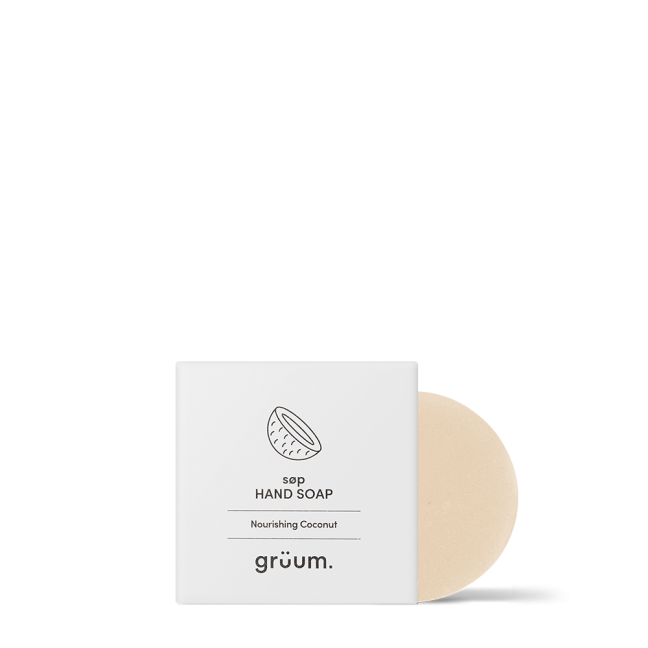 Coconut hand soap packaging