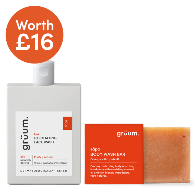 Two grooming products with price tag