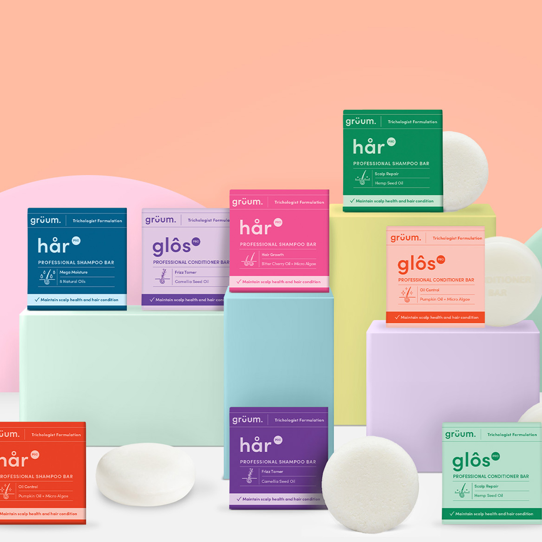 glôs Pro Conditioner Bar Oil Control 50g grüum