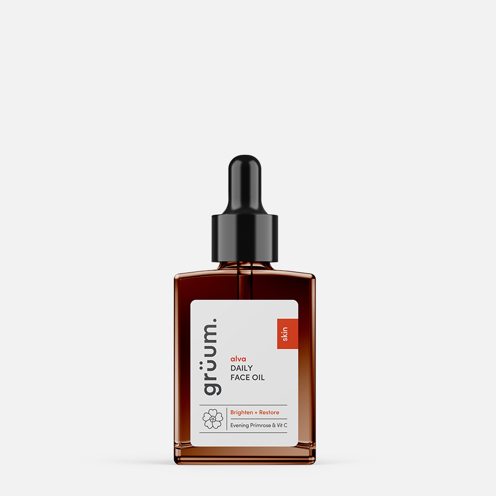 Bottle of daily face oil