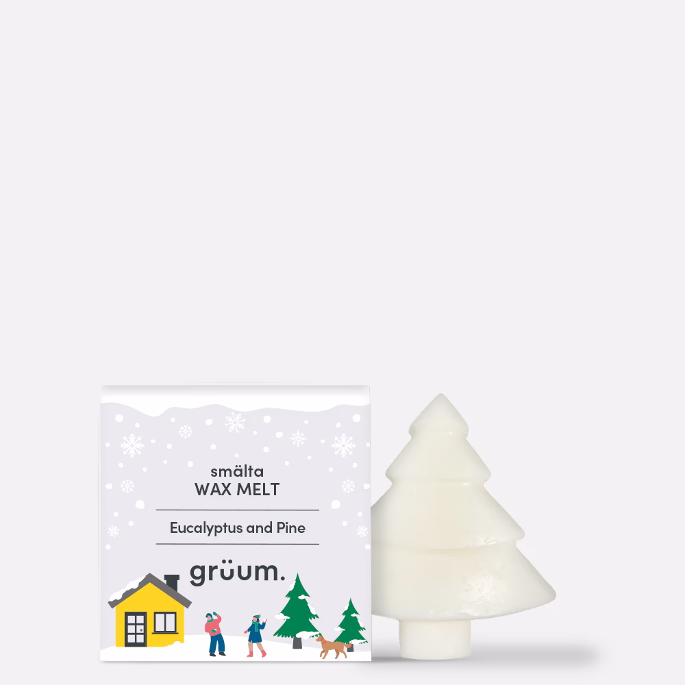 Tree-shaped wax melt and packaging