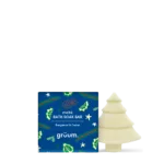 Christmas tree shaped bath soak bar