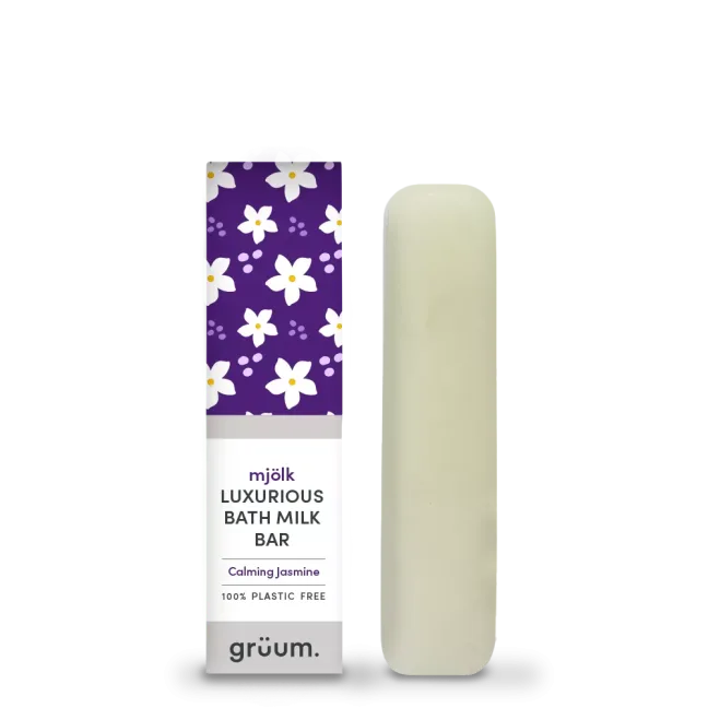 Bath milk bar in floral box.