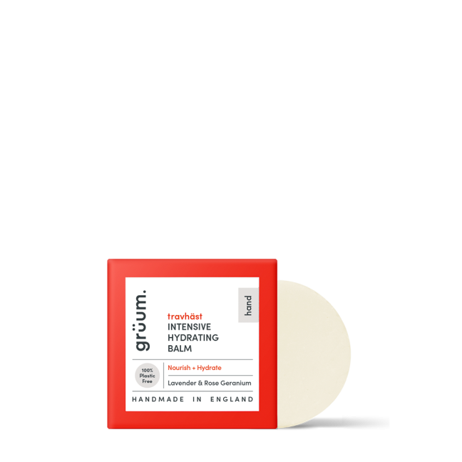 Red box of hydrating balm