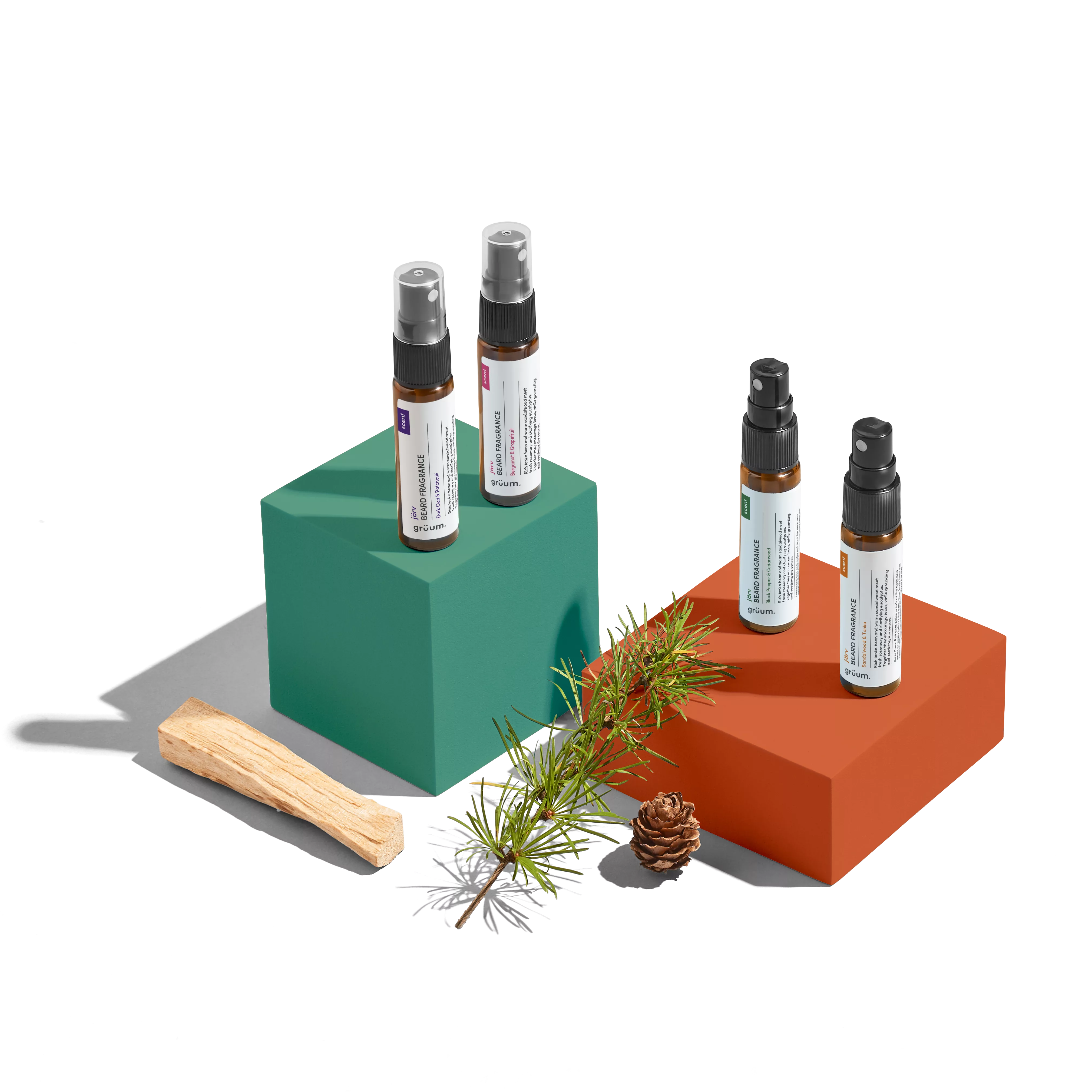 Botanical Beard Fragrance Set Sustainable Gift Set grüum