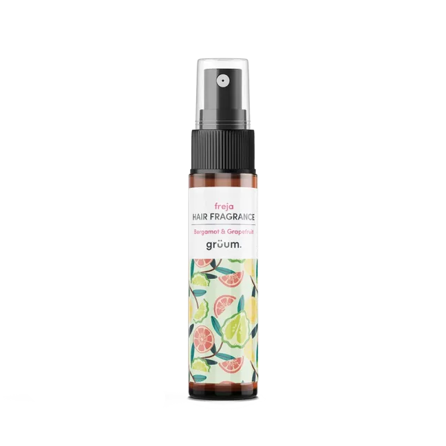 Bottle of hair fragrance spray.