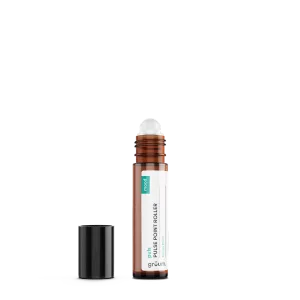 Brown pulse point roller bottle with cap