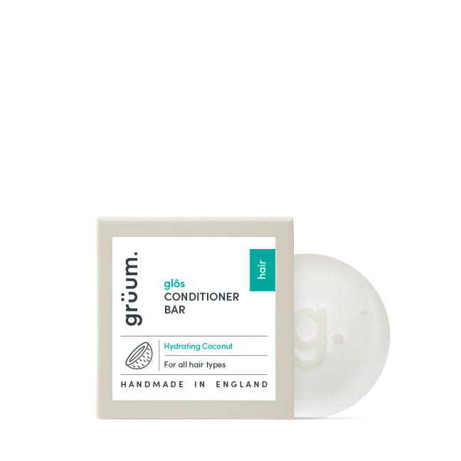 Glôs conditioner bar packaging