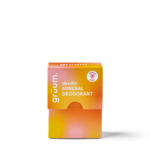 Orange mineral deodorant box