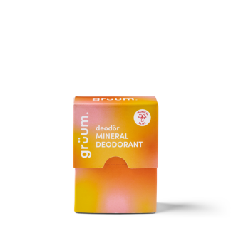Orange mineral deodorant box