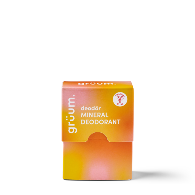 Orange mineral deodorant box