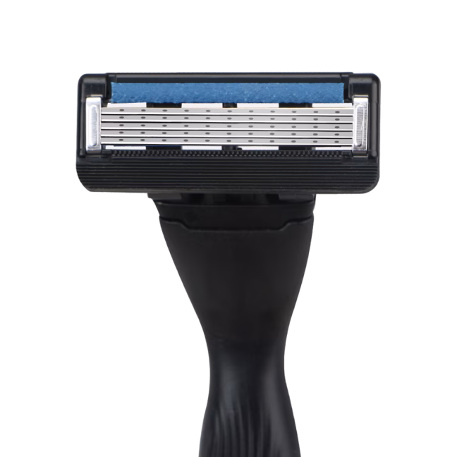 Close-up of a razor blade