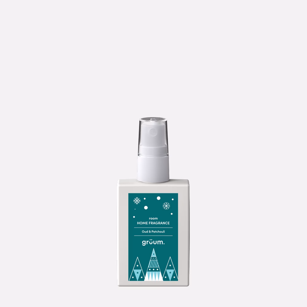 Room fragrance spray bottle.