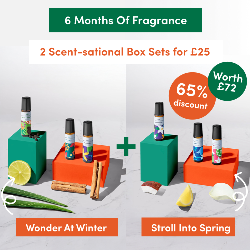 Fragrance sets with discount offer.