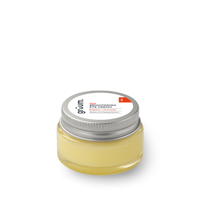Jar of eye brightening cream