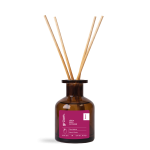 Reed diffuser with glass bottle